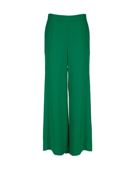 P.A.R.O.S.H. Green P.A.R.O..H. High-Waist Wide-Leg Tailored Trousers