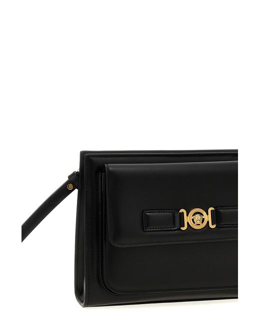Versace Black La Medusa Pouch for men