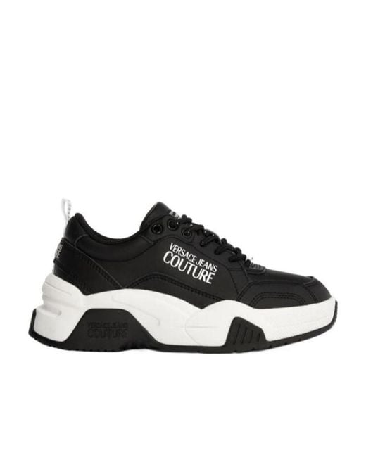Versace Jeans Black Tennis Casual Sports Shoes