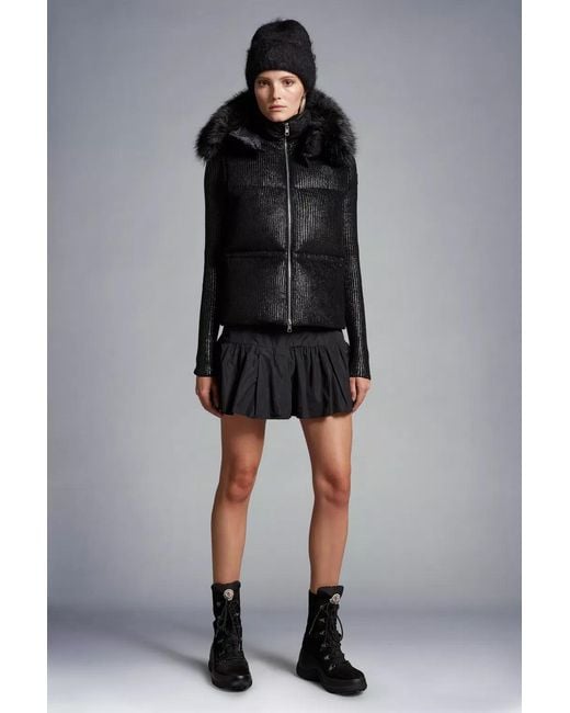 Moncler Black Mergule Down Gilet