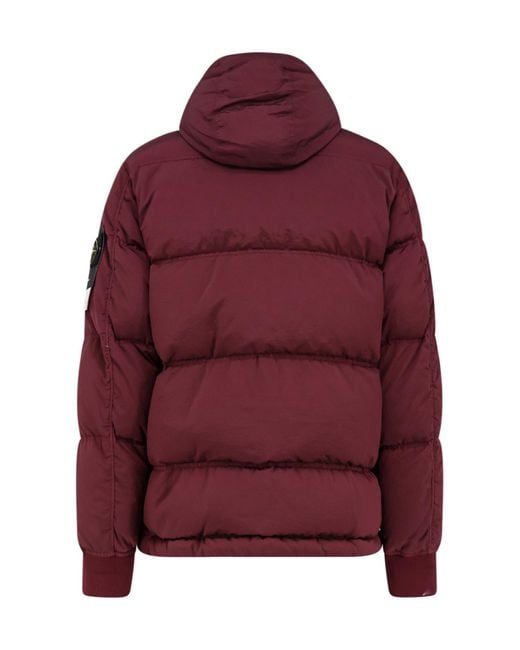 Stone Island Red Puffer for men