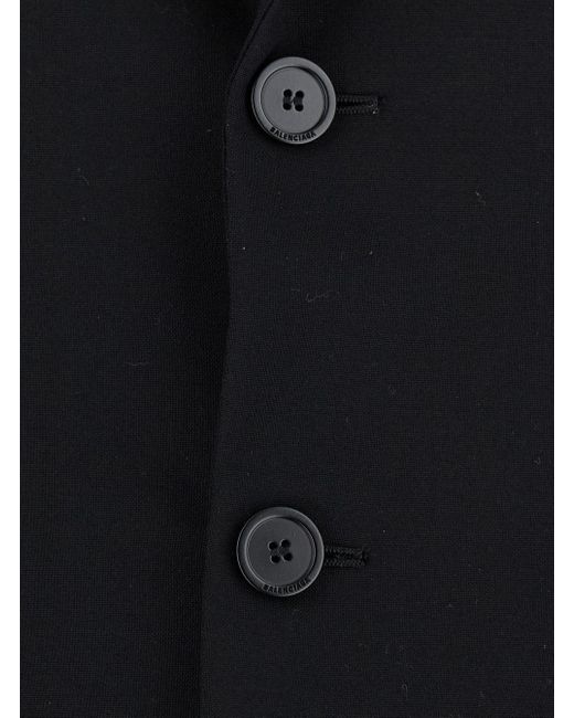 Balenciaga Black Hourglass Single-Breasted Jacket
