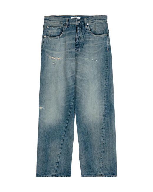 sunflower Blue Relaxed Straight-Leg Jeans for men