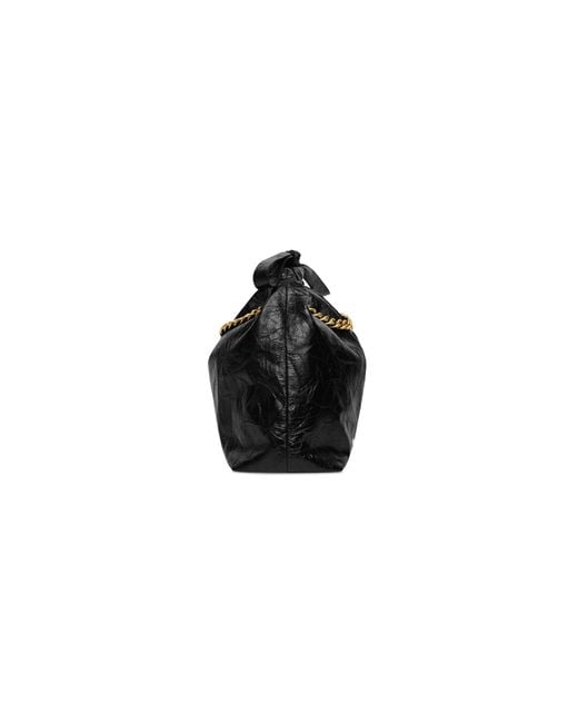 Balenciaga Black Crush Small Tote Bag