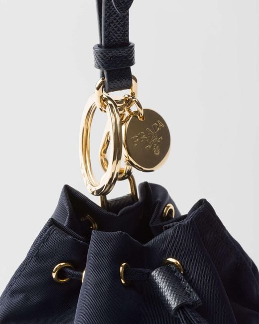 Prada Black Re-Edition 1978 Key Ring