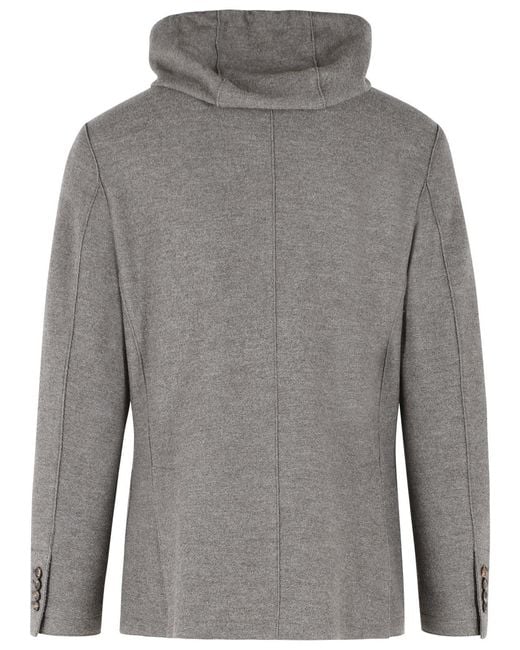 Eleventy Gray Layered Blazer for men