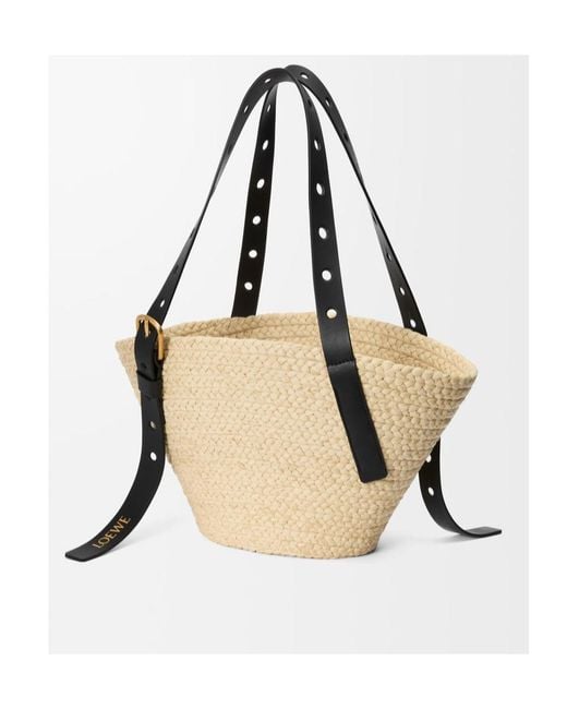 Loewe Natural Small Punch Hole Basket Bag