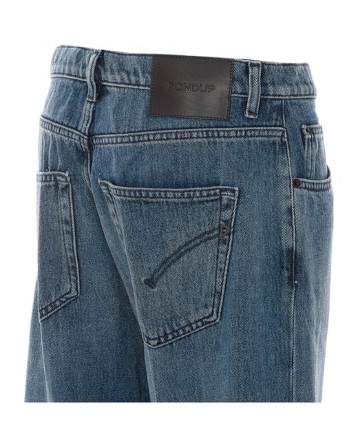 Dondup Blue Straight Leg Jeans