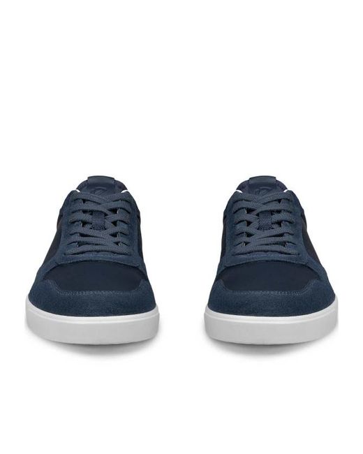 Ecco Blue Street Lite Leather Trainer for men