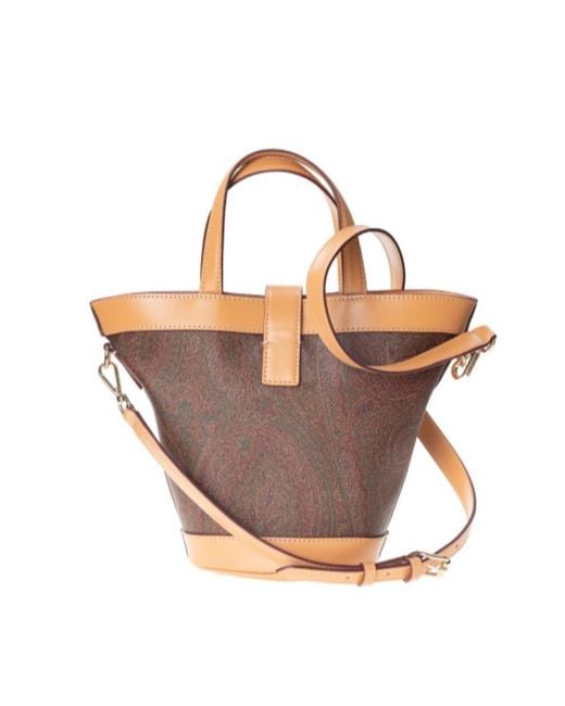 Etro Multicolor Logo Shoulder Bag