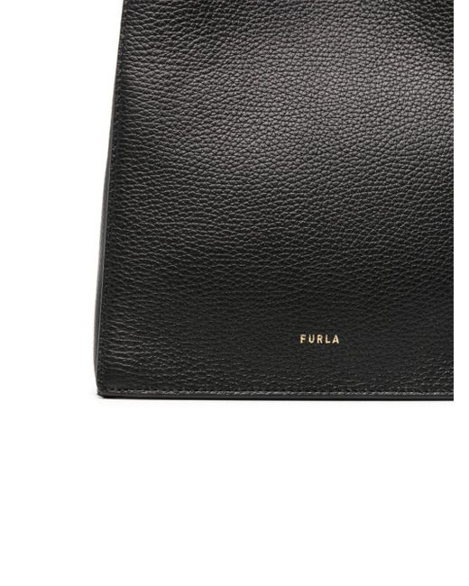 Furla Black Logo Shoulder Bag