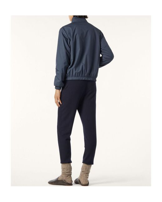 Loro Piana Blue Bomber Jacket for men