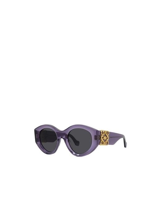 Loewe White Oversized Oval-Frame Sunglasses
