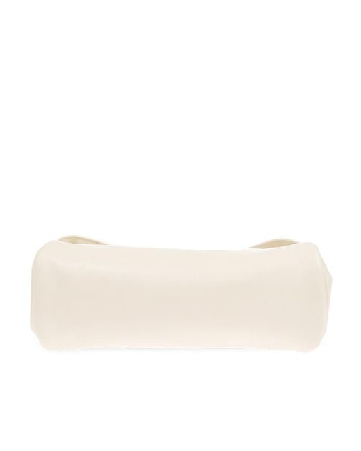Jil Sander Natural Cannolo Padded Small Shoulder Bag