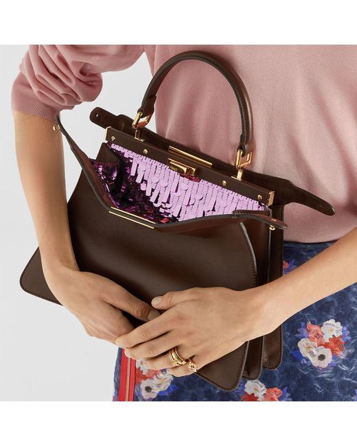 Fendi Multicolor Peekaboo Iseeu Medium Tote Bag