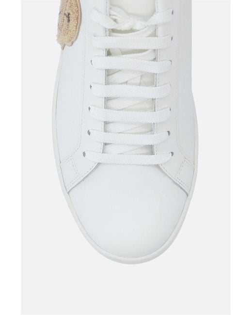 Palm Angels White New Teddy Bear Tennis Sneakers for men