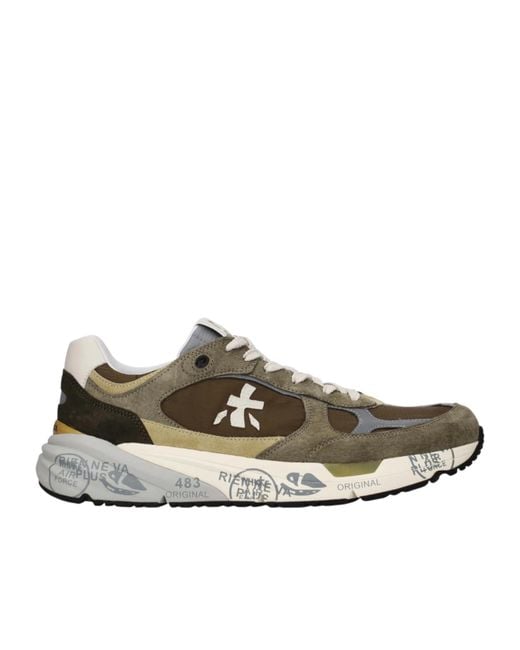 Premiata Multicolor Mase 25 Lace-Up Sneakers for men