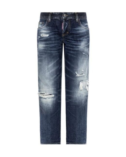 DSquared² Blue Jenna Ripped Jeans