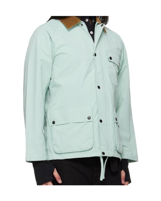 Barbour Green Modified Solway Showerproof Jacket for men