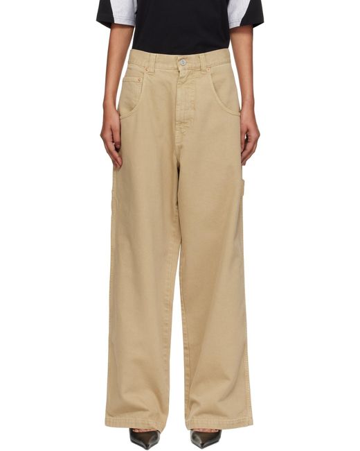 Vetements Natural Cotton Jeans