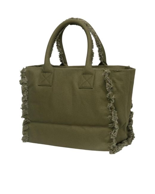 Pinko Green Double Handle Tote Bag