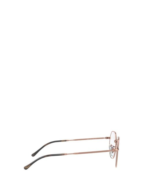 Ray-Ban White Jack Irregular Frame Glasses for men