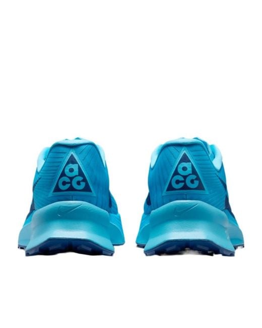 Nike Blue Acg Ultrafly Trail Running Shoes for men