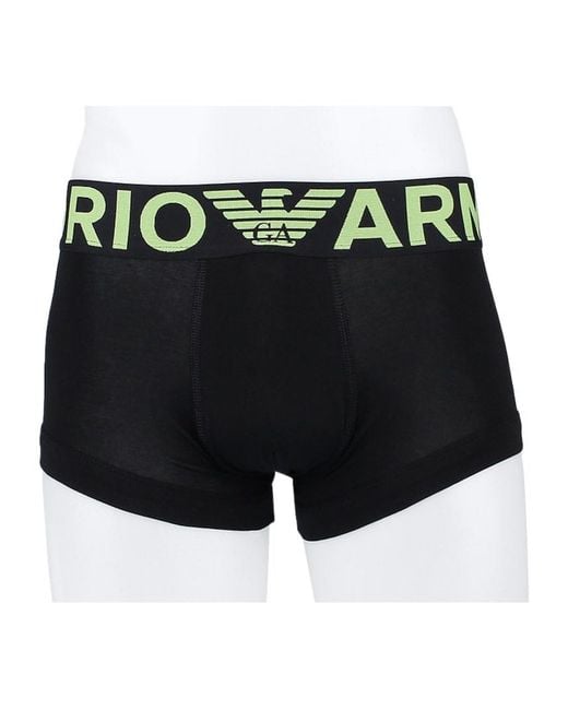 Emporio Armani Black Logo Underwear for men