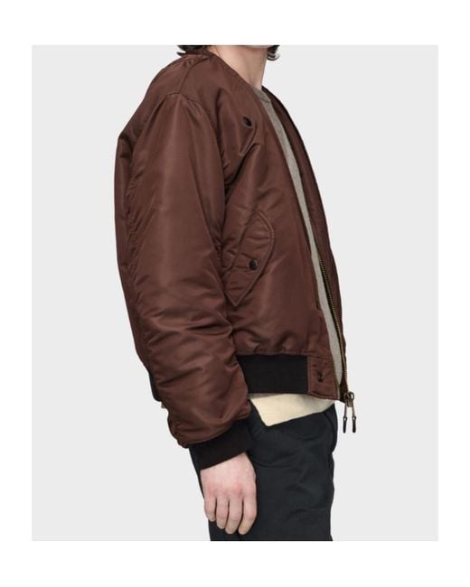 Maison Margiela Brown Reversible Bomber Jacket for men