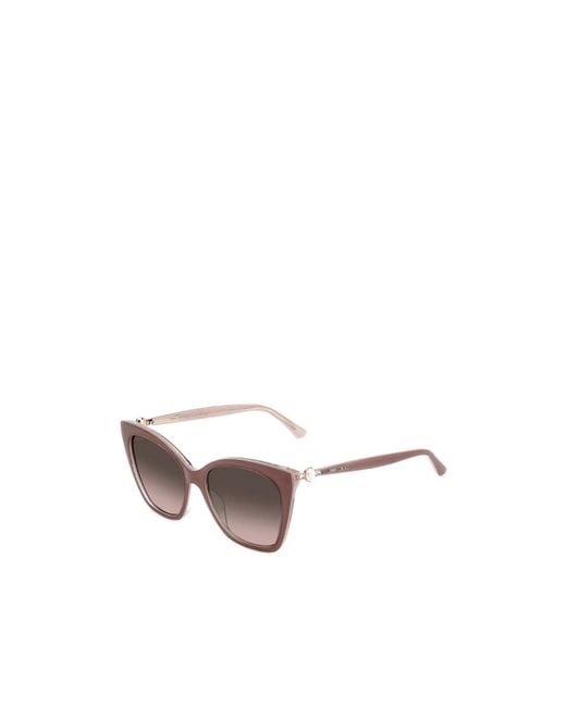 Jimmy Choo White Full Frame Sunglasses