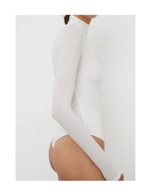Wardrobe NYC X Rosie Huntington Whiteley High-Neck Bodysuit