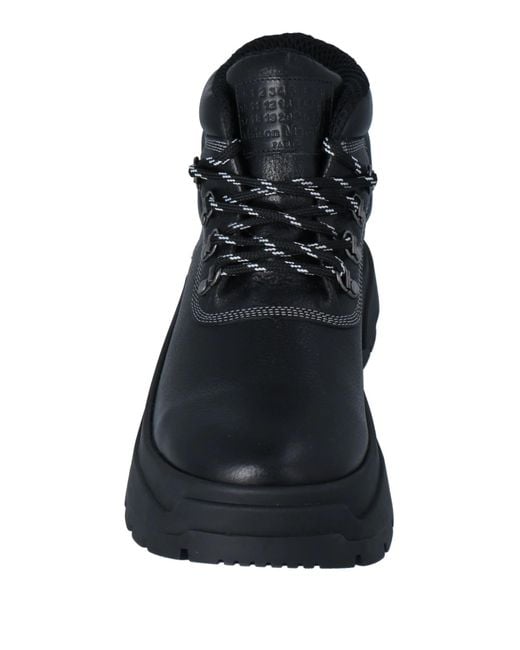 Maison Margiela Blue Solid Color Ankle Boots