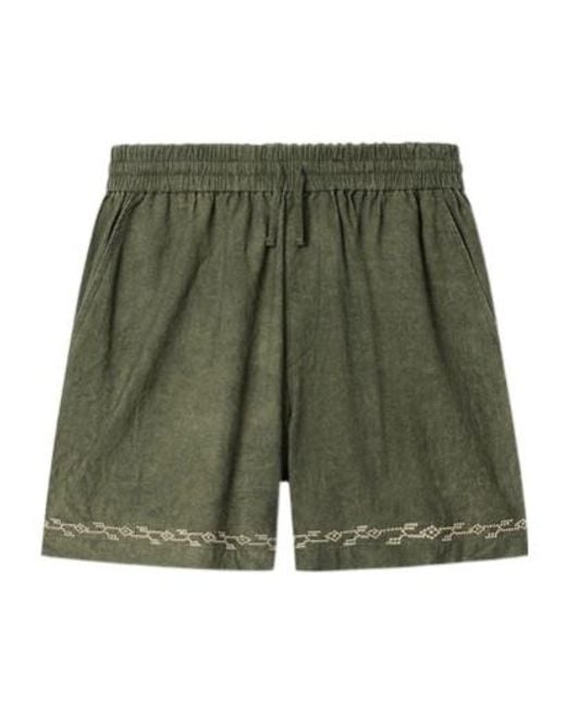 Isabel Marant Green Zilan Shorts for men