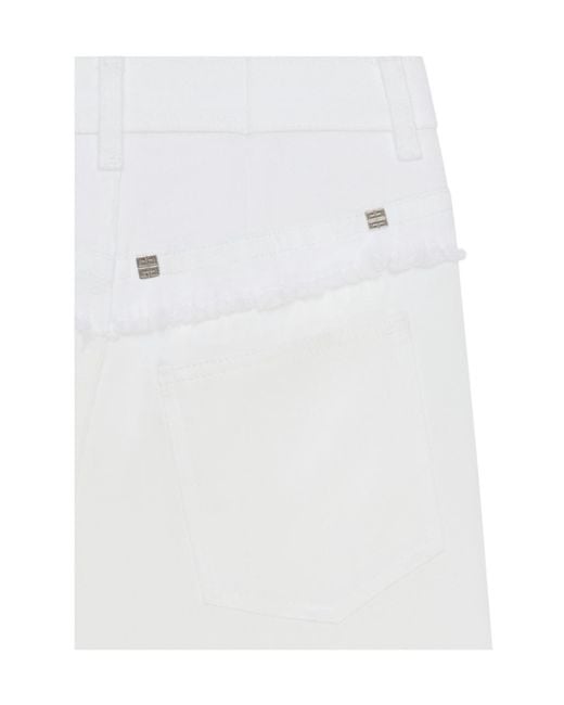 Givenchy White Oversized Jeans