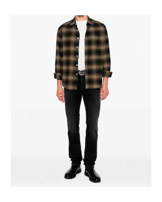 Jacob Cohen Black Logo-Patch Slim-Fit Jeans for men