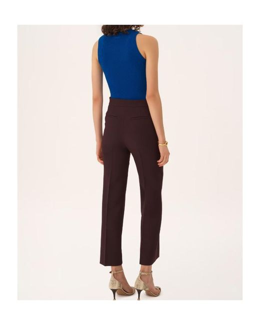 Chloé Purple Press-Crease Trousers