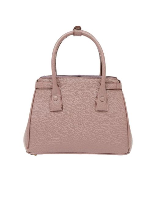 Maison Margiela Pink 5Ac Drawstring Tote Bag