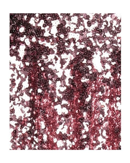 Dolce & Gabbana Red Sequin Skirt