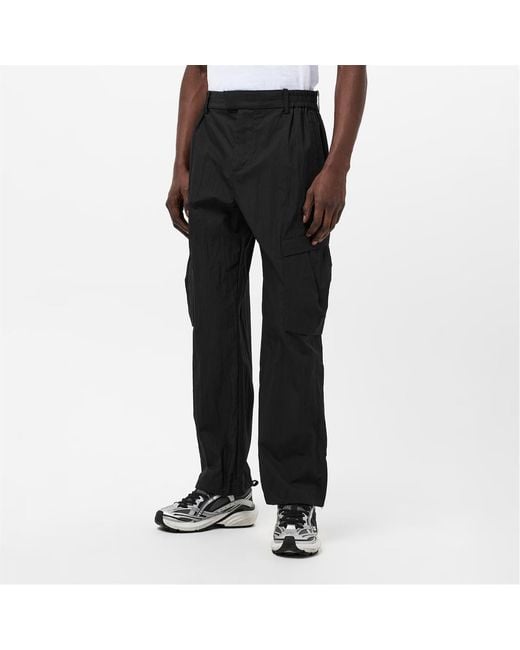 Represent Black Workwear Casual Pants for men