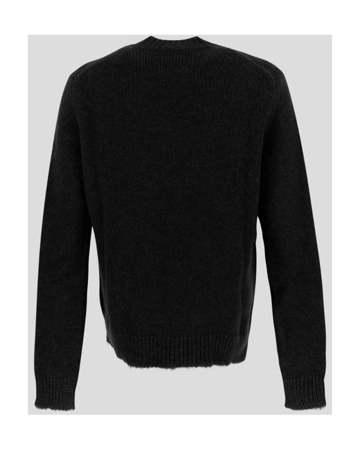 Jil Sander Black Crew-Neck Jumper for men