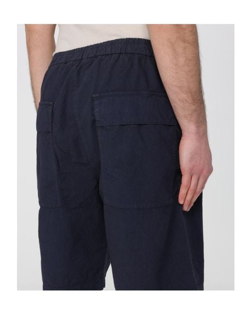 Barena Blue Canariol Elastic-Waist Shorts for men
