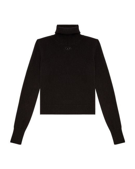 DIESEL Black M-Areesax-Tn Turtleneck Jumper