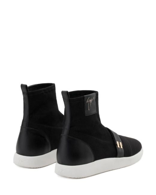 Giuseppe Zanotti Black Sock Sneakers for men