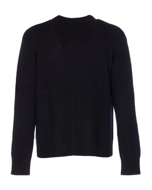 Lisa Yang Blue Kristian Crewneck Sweater for men