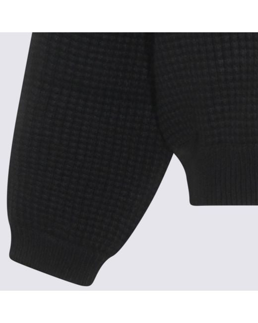 Fear Of God Black Heavy Waffle 90S Hoodie for men