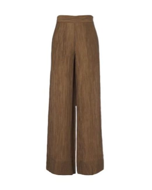 Joseph Brown Selene Wide-Leg Pants