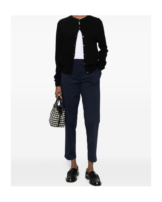 Aspesi Blue Cuffed Trousers