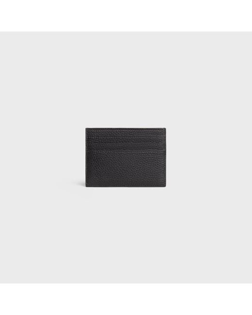 Céline Black Large Card Holder for men