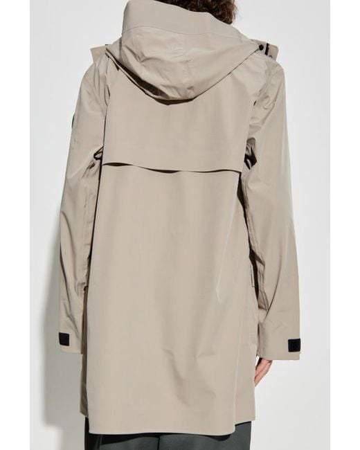 Canada Goose Natural Logo-Patch Parka Coat for men