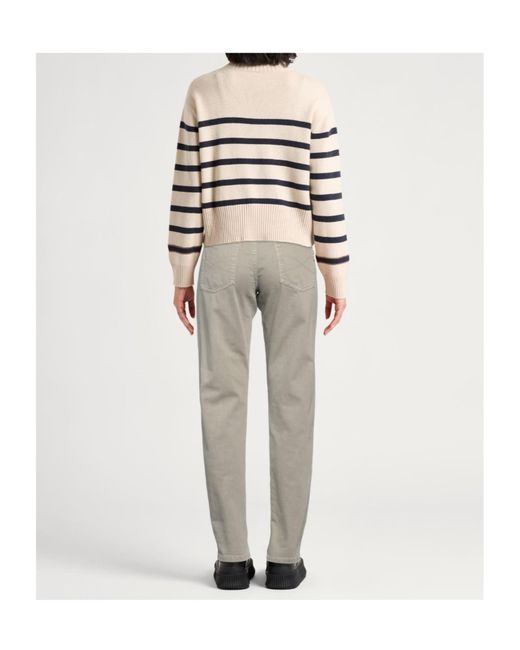 Brunello Cucinelli Gray Denim Trousers